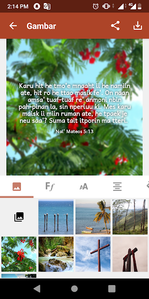 Amarasi Bible App Screenshot 2