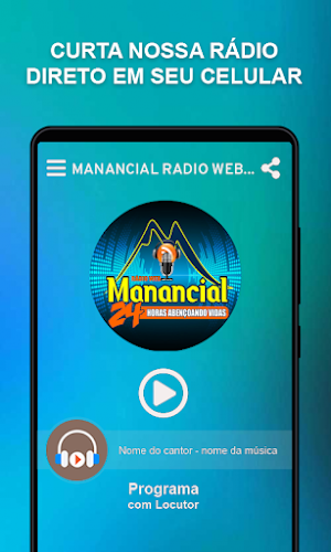 MANANCIAL Rádio Web Screenshot 0