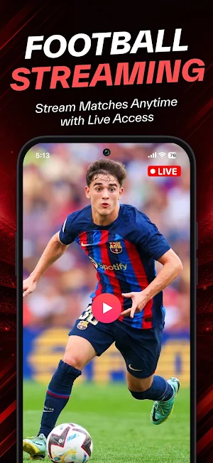 Live Football TV HD Streaming Screenshot 1