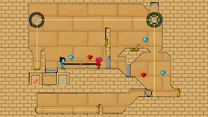 Stickman vs Fire and Water screenshot 2