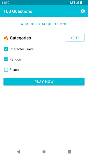 100 Questions - 100% fun Screenshot 0