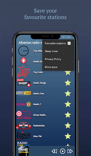 Albanian radio stations Screenshot 2