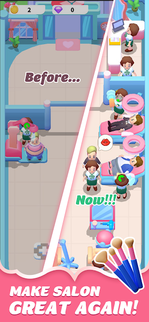 Idle Salon: Makeover Game Screenshot 0