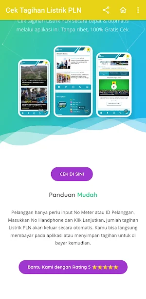Cek Tagihan Listrik Bulanan Screenshot 2