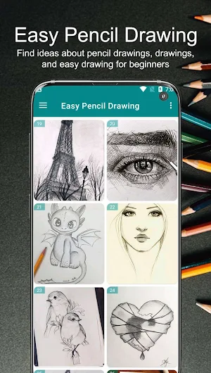 300+ Easy Pencil Drawing Screenshot 3