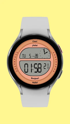 Pink Oval Watch Face Screenshot 2