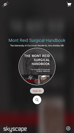 Mont Reid Surgical Handbook Screenshot 0