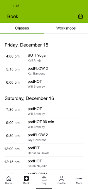 Yoga Pod Fort Collins Screenshot 1