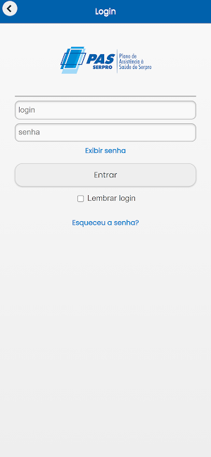 PAS SERPRO Screenshot 2