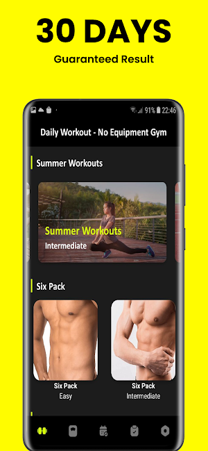 Workout Daily - No Equipment Screenshot 1