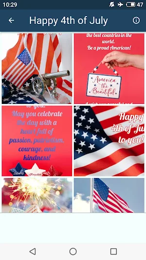 Happy 4th of July Greetings Screenshot 1