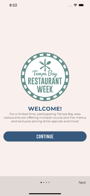 Tampa Bay Restaurant Week Screenshot 0