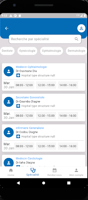 Orbus Santé Screenshot 2
