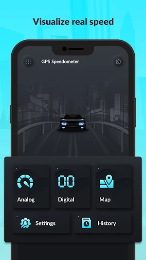 Gps Speedometer : Speed Tracker Screenshot 1