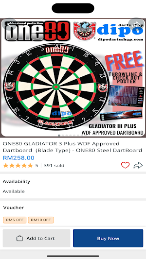 DIPO Darts Shop Screenshot 1