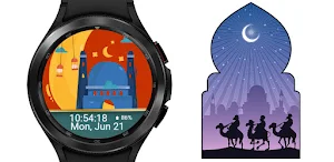 Watch Face Muslim Eid wear OS Screenshot 0