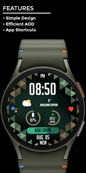 Nighty Digital 37 - watch face Screenshot 1