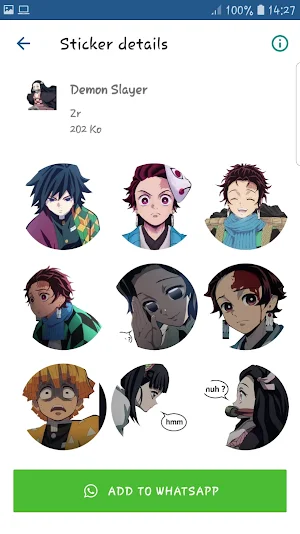 Anime Stickers WASticker Screenshot 0