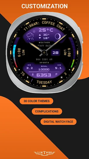 Futuristic Watch Face 131 Screenshot 1