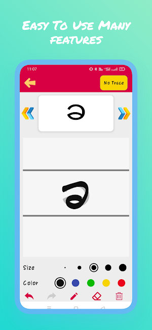 Burmese Alphabet Writing Screenshot 2