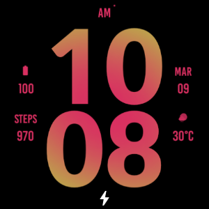 Big Watermelon Watch Face Screenshot 3