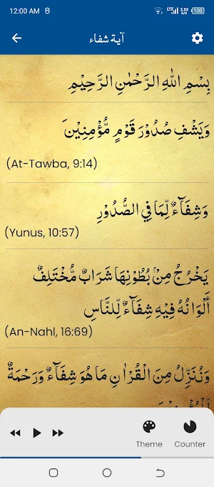 Ayat e Shifa آیات شفاء Screenshot 2