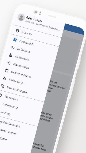 Mitgliederportal TSV Falkensee Screenshot 1