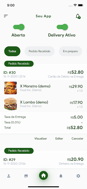 Demo Estabelecimento - Dono do App Screenshot 3