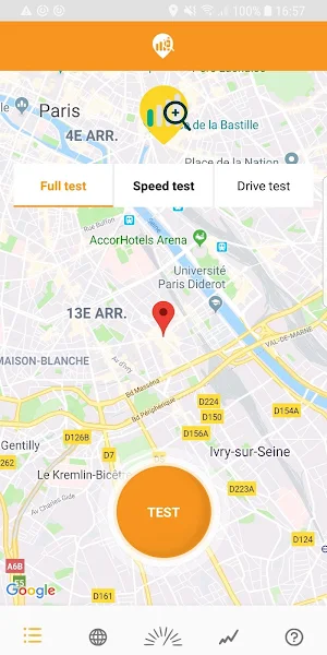 Mobile Network Quality Test Screenshot 0
