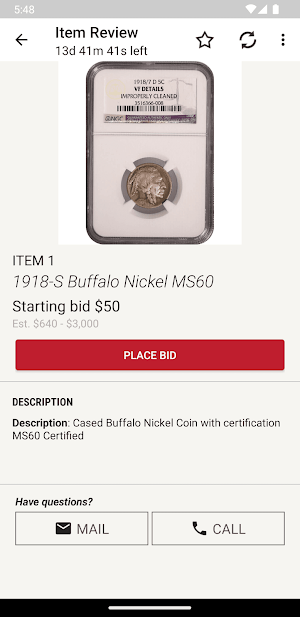 Remuda Auctions Screenshot 2