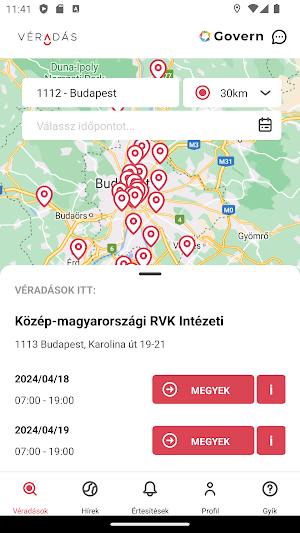 Vöröskereszt - Véradás Screenshot 0
