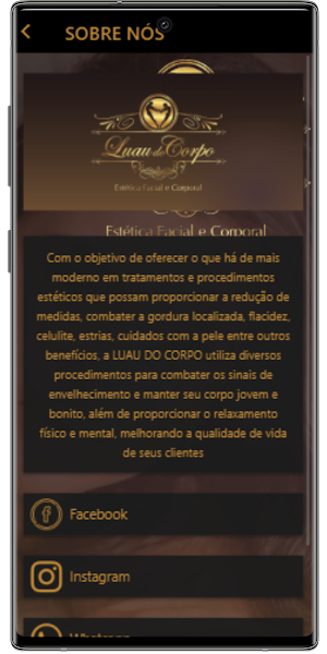 Luau do corpo Screenshot 1