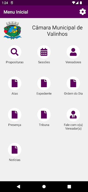 Câmara Municipal de Valinhos Screenshot 0