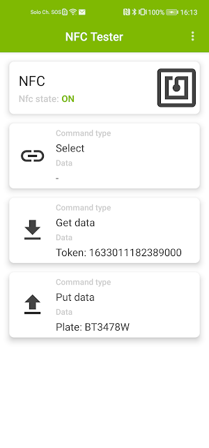 Targa NFC Tester Screenshot 3