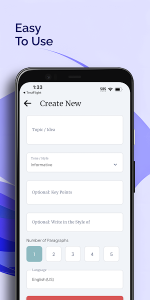 AI Paragraph Generator Screenshot 2