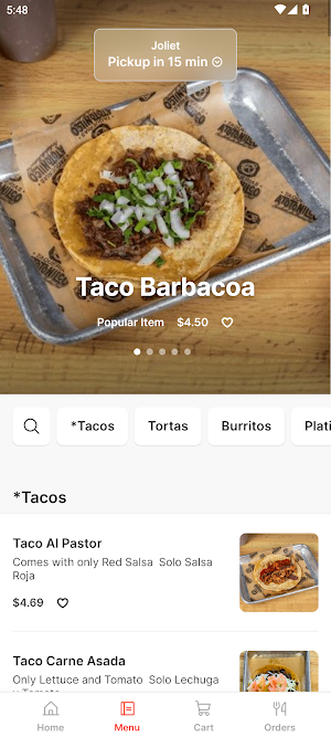 Taquerias Atotonilco Screenshot 1