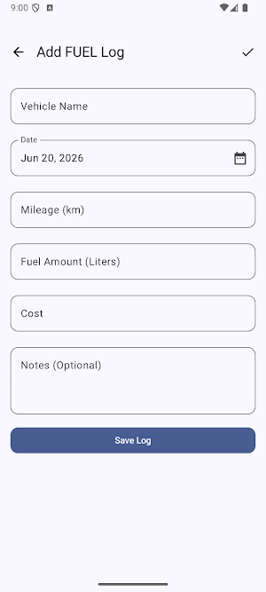 Vehicle Diary Screenshot 3