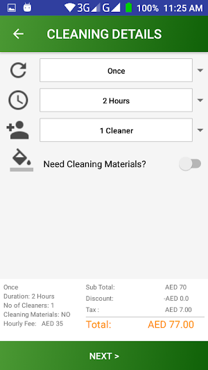 Jackline Maid Service Screenshot 2