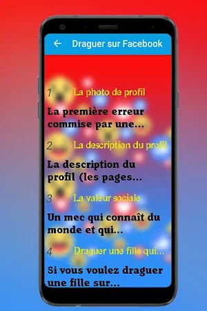 Draguer une fille sur Facebook-Technique de drague Screenshot 1