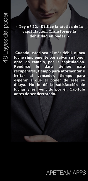 Resumen de 48 leyes del poder Screenshot 3