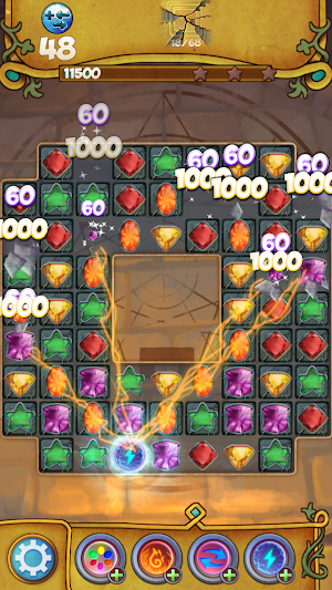 Witch Diamond: Magic Match Wiz Screenshot 2
