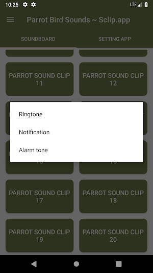 Parrot Bird Sound Collections ~ Sclip.app Screenshot 2