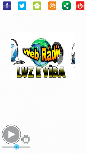 Web Rádio Luz e Vida Online Screenshot 1