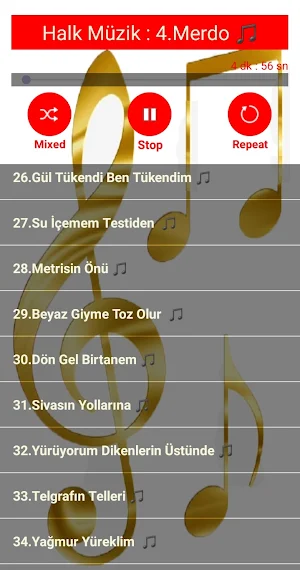 Türk Halk Türkü 60 İnternetsiz Screenshot 3