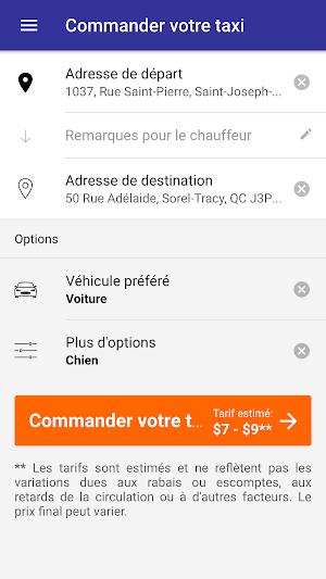 Taxi Sorel-Tracy Screenshot 1