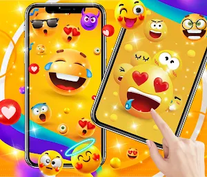 Emoji Live Wallpapers HD Screenshot 0