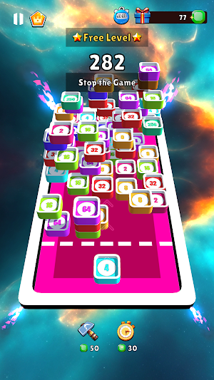 Grand Cube 2048: Merge Numbers Screenshot 2