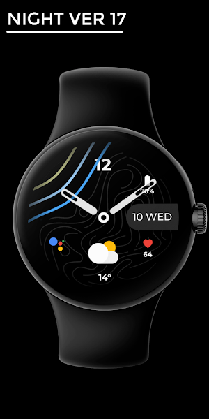 Night ver 17 - watch face Screenshot 0