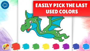 Kids coloring pages - Free drawing game 🐴🦄🎨 Screenshot 3