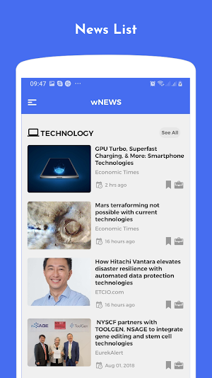 wNews Theme Screenshot 1